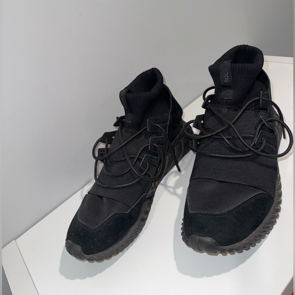Adidas Tubular Doom "Triple Black" Size 12 - Picture 4 of 8